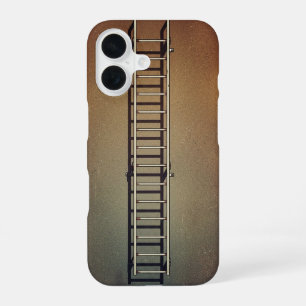 Coque iPhone 16 Échelle de Secours Rétro
