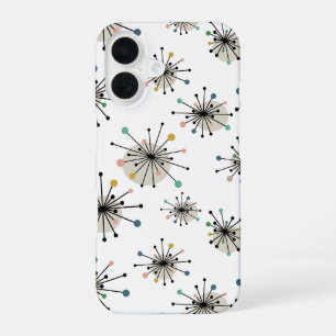 Coque iPhone 16 Éclatement d'étoiles de l'ère spatiale atomique de