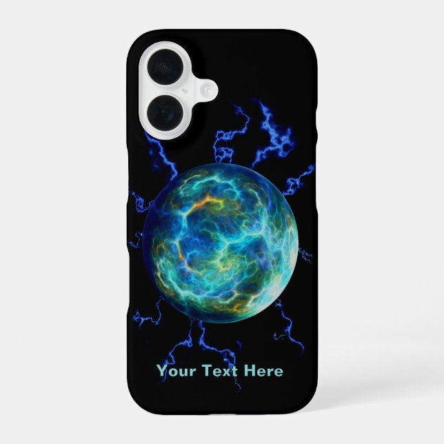 Coque iPhone 16 Électrique Plasma (Verso)