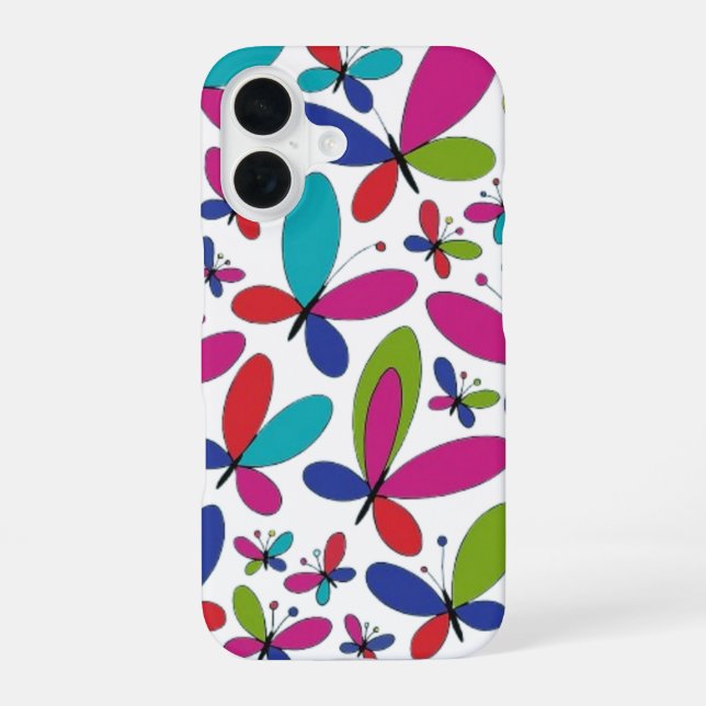 Coque iPhone 16 Élégance et Beauté de Papillon (Verso)