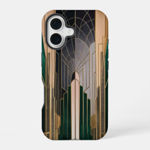 Coque iPhone 16 Elégante architecture géométrique