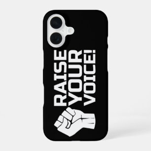 Coque iPhone 16 Élevez Votre Voix 2 W