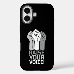 Coque iPhone 16 Élevez votre voix 3 W