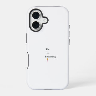 Coque iPhone 16 Elle devient Étui pour iPhone 16 Floral