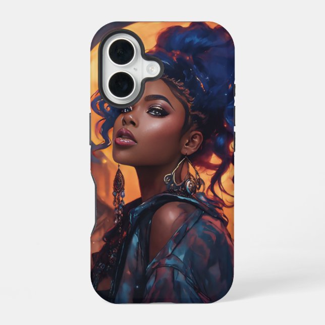 Coque iPhone 16 Enchanteresse lunaire (Verso)