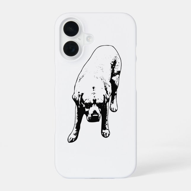 Coque iPhone 16 Énergie concentrée (Verso)