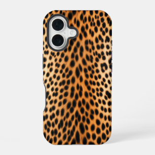 Coque iPhone 16 Énergie Léopard Sauvage – Mode Imprimée Animale Au