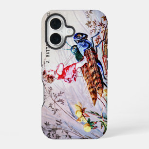 Coque iPhone 16 Enfant chevauchant des sauterelles