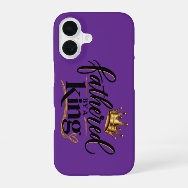 Coque iPhone 16 Engendré par un Roi (Verso)