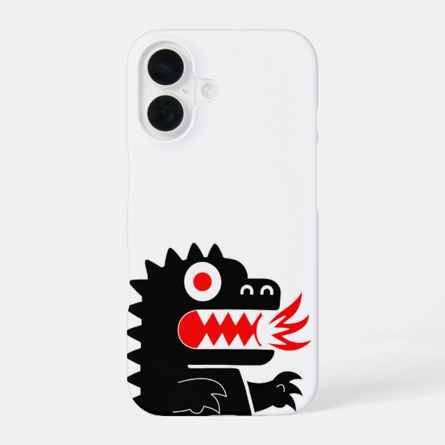 Coque iPhone 16 Enveloppe de dragon (Verso)