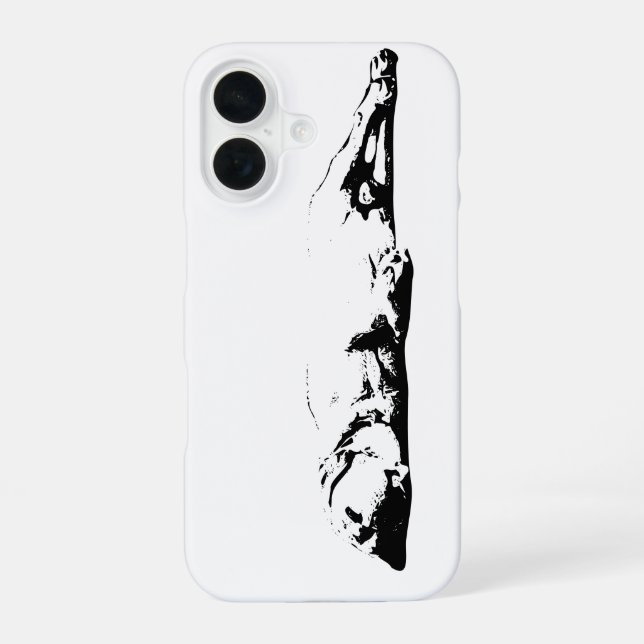 Coque iPhone 16 Équipe de nuit, format poche (Verso)