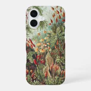 Coque iPhone 16 Ernst Haeckel Impression de la nature de la mousse