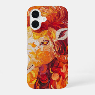 Coque iPhone 16 Esprit Capricorne Solaire Ardente