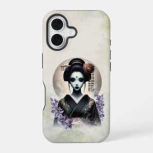 Coque iPhone 16 Esprit de Geisha Fantomatique Esthétique Japonai
