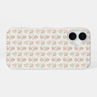 Coque iPhone 16 Esthétique botanique noire romantique et vintage r