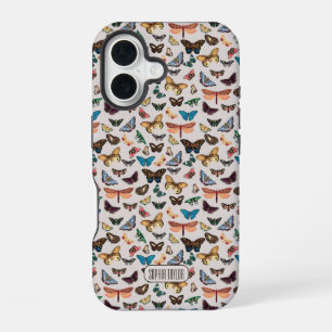 Coque iPhone 16 esthétique papillon vintage