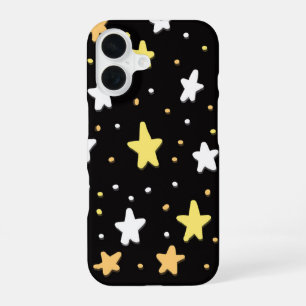 Coque iPhone 16 Étoiles de maïs de bonbon