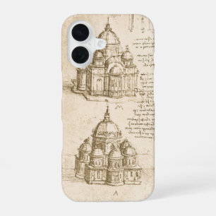 Coque iPhone 16 Étude de cathédrale architecturale de Léonard de V