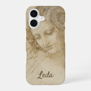 Coque iPhone 16 Étude pour la tête de Léda de Léonard de Vinci
