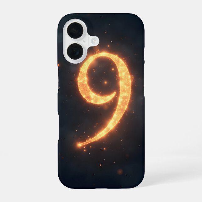Coque iPhone 16 Étui avec numéro de destinée (Verso)