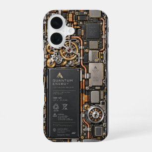 Coque iPhone 16 Étui de téléphone à circuit imprimé de technologie