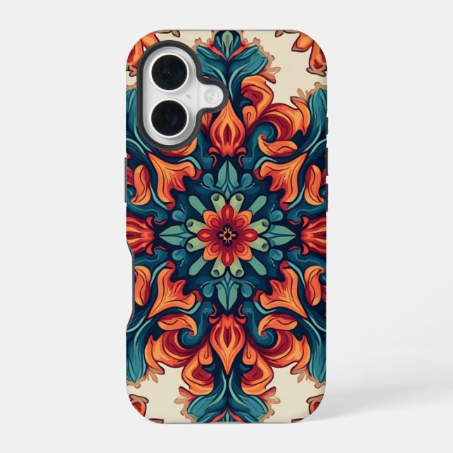 Coque iPhone 16 Étui de téléphone à design K-traditionnel (Verso)