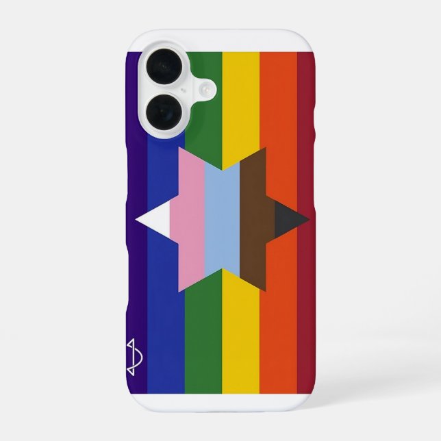 Coque iPhone 16 Étui de téléphone à drapeau A Wider Bridge (Verso)