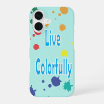 Étui de téléphone à éclaboussures de peinture mode