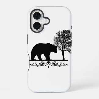Coque iPhone 16 étui de téléphone à motif ours , apple