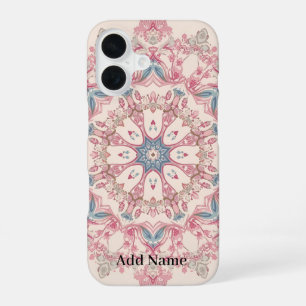 Coque iPhone 16 Étui de téléphone à ornement arabe personnalisé – 