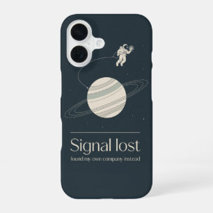 Coque iPhone 16 Étui de téléphone Astronaute Signal Perdu