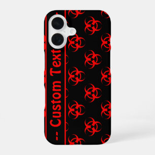 Coque iPhone 16 Étui de téléphone avec texte personnalisé et symbo