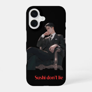 Coque iPhone 16 Étui de téléphone avec un homme d'anime cool en co