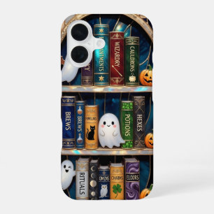 Coque iPhone 16 Étui de téléphone Bibliothèque de sorcière Potions