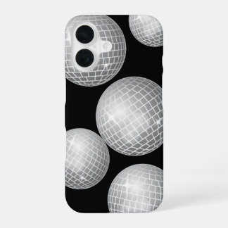 Coque iPhone 16 Étui de téléphone boule disco – Lueur Rétro et Vib