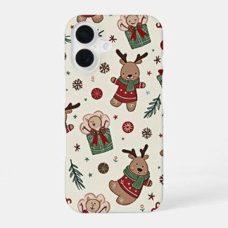 Coque iPhone 16 Étui de téléphone de Noël