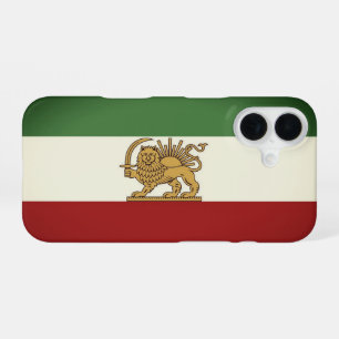 Coque iPhone 16 Étui de téléphone du drapeau Lion et Soleil