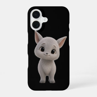 Coque iPhone 16 Étui de téléphone en art de chaton blanc mignon