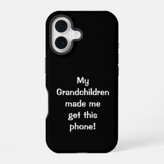 Coque iPhone 16 Étui de téléphone.. fait par mes petits-enfants