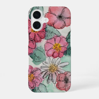 Coque iPhone 16 Étui de téléphone Fleur