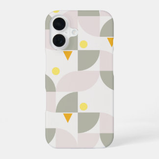 Coque iPhone 16 Étui de téléphone géométrique minimaliste