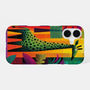 Coque iPhone 16 Étui de téléphone girafe Jungle Pop