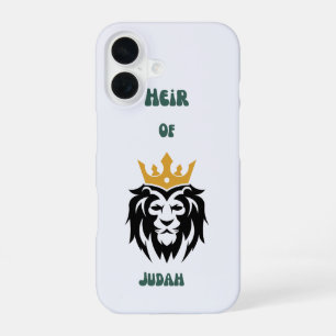 Coque iPhone 16 Étui de téléphone "Héritier de Juda"
