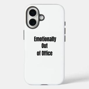 Coque iPhone 16 Étui de téléphone humoristique « Émotiovivement ho