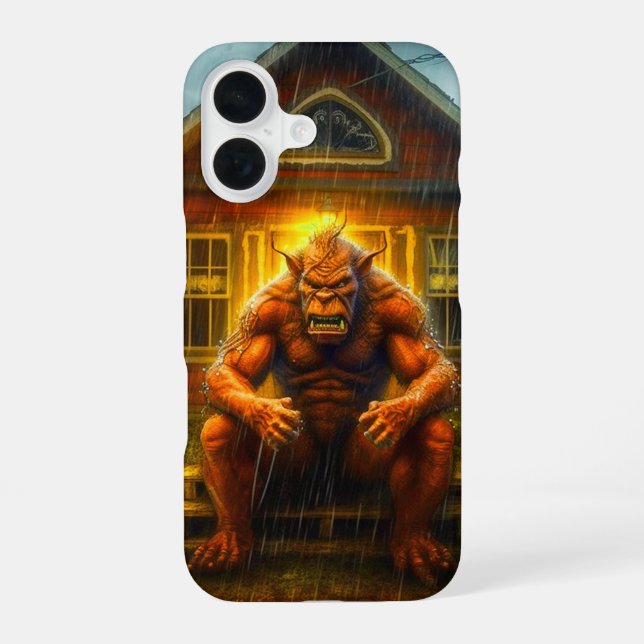 Coque iPhone 16 Étui de téléphone monstre (Verso)