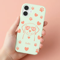 Étui de téléphone personnalisé pour maman de chien