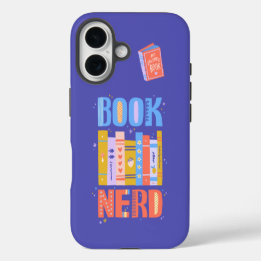 Coque iPhone 16 Étui de téléphone pour amoureux de livres – Design