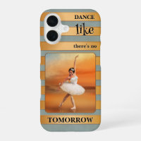 Étui de téléphone Rose Gold et Sage rayé danseur