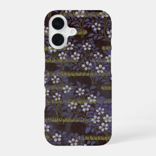Coque iPhone 16 Étui de téléphone Sakura Ikada japonais Violet W