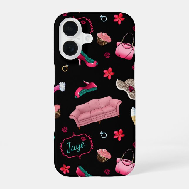 Coque iPhone 16 Étui de téléphone souriant et stylé (Verso)